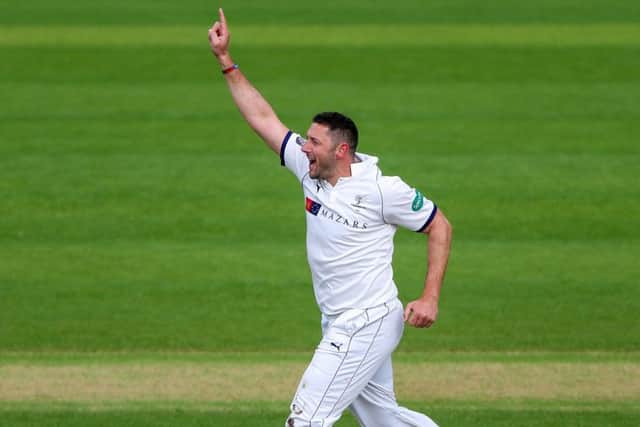 OUT OF CONTRACT: Yorkshire's Tim Bresnan. Picture by Alex Whitehead/SWpix.com
