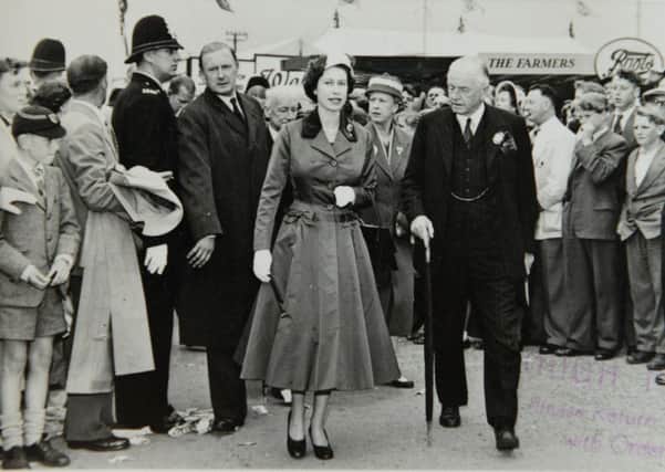 The Queen visits the Great Yorkshire Show in 1957