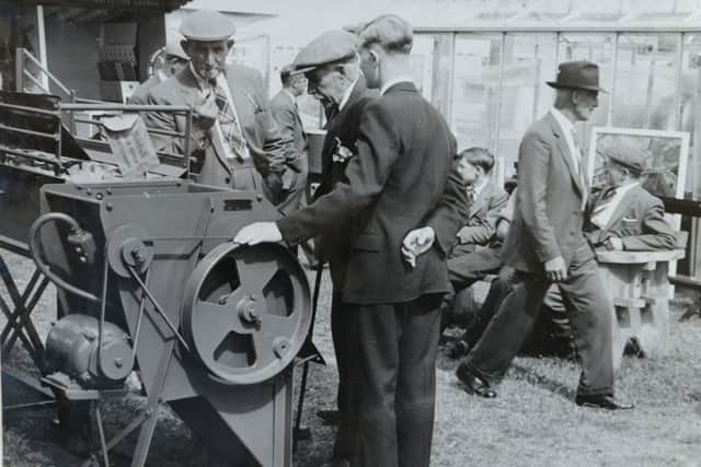 A scene from the Great Yorkshire Show held in Harrogate in 1959.