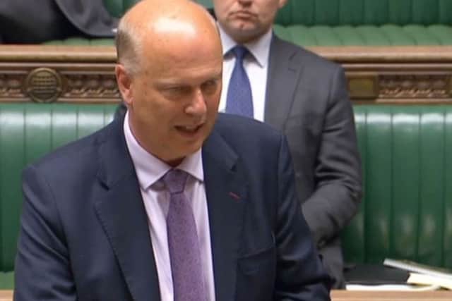 Transport Secretary Chris Grayling faced calls in the House of Commons to resign over the rail shambles.