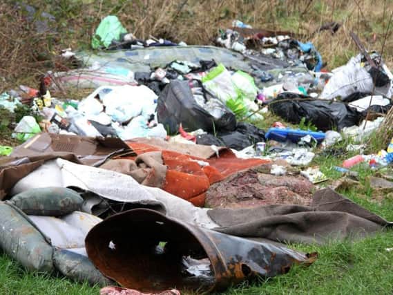 Fly-tipping is blighting the region.