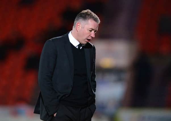 Exasperated: Darren Ferguson had become increasingly disillusioned in his final days as Doncaster boss. (Picture: Bruce Rollinson)
