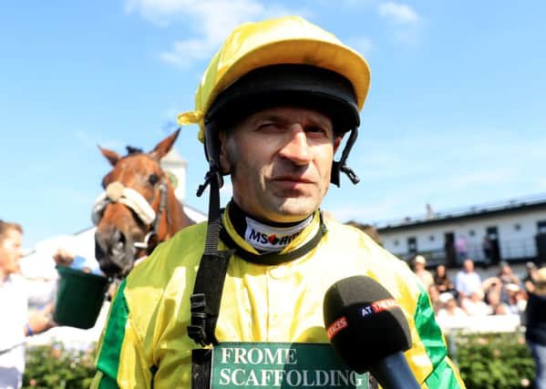 Jockey Andrew Thornton in the parade ring after his final race as a jockey at Uttoxeter Racecourse. (Picture: Simon Cooper/PA Wire)
