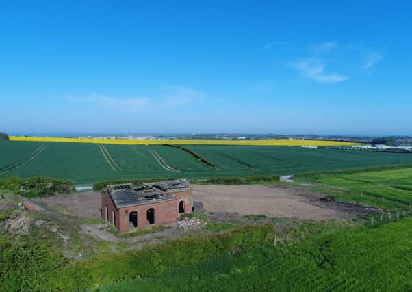 The former water works at Flamborough now up for auction with Cundalls with a guide price of Â£50,000 to Â£75,000.