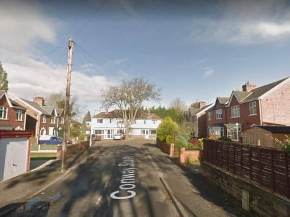 Police were called to Conway Square in Scunthorpe after a man took to the roof of a building. Picture: Google
