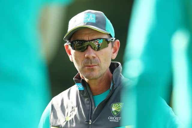 Coach Justin Langer: Could sledge with the best of them. Picture: Chris Hyde/Getty Images.
