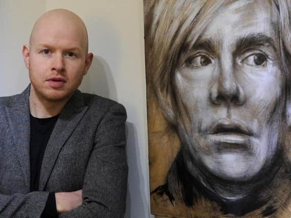 Warhol exclusive - Richard McTague, director of RedHouse Originals gallery in Harrogate.