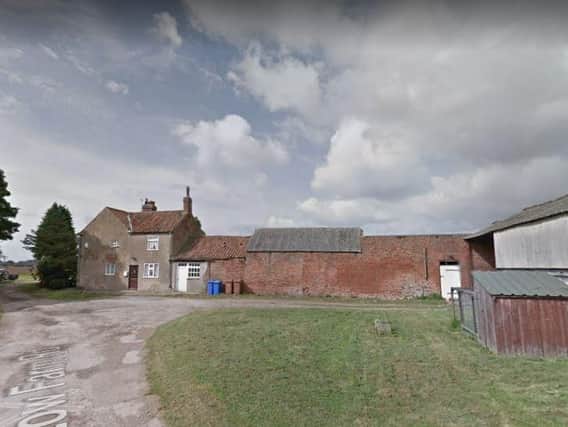 Humberside Police have arrested two teenagers after a fire at a disused farmhouse in Low Farm Road, Ganstead. Picture: Google