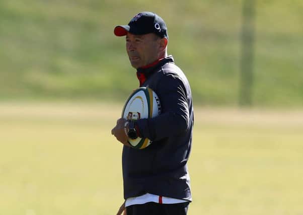 Eddie Jones, the England head coach looks on during the England training session held at St. Stithians College. (Picture: David Rogers/Getty Images)