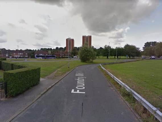 The collision happened last night in Foundry Mill Drive, Leeds (Google)