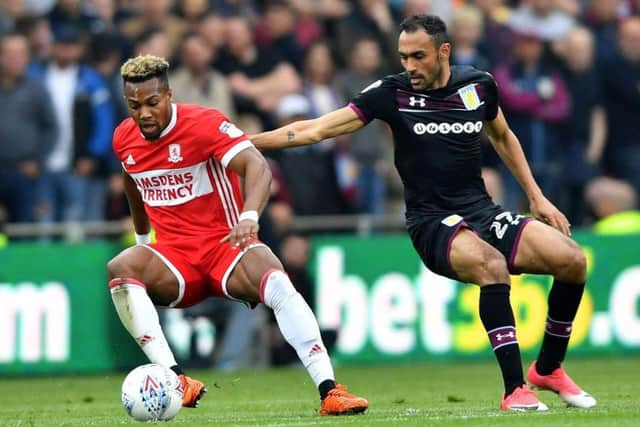 Adama Traore in action for Middlesbrough. Picture: Frank Reid.