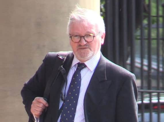 Graham Leggatt-Chidgey arriving at Teesside Crown Court, he has pleaded guilty to abusing his position as chief executive of Butterwick Hospice by using its credit card for his personal expenditure over nearly eight years. PA