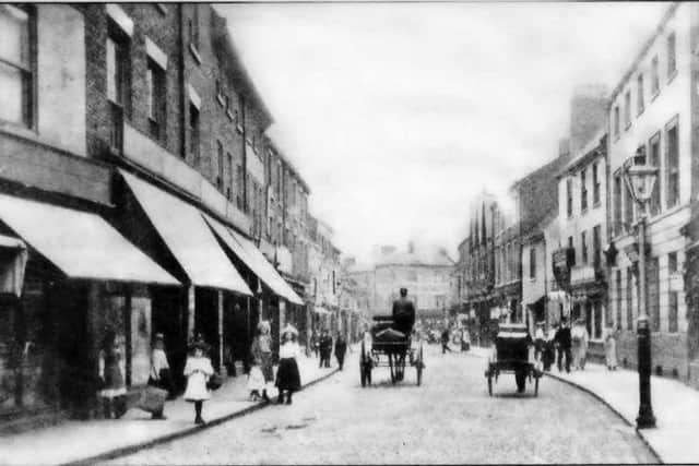 An early 20th century picture of Toll Gavel, Beverley, which appears a book by James Thirsk, "A Beverley Child's Great War".