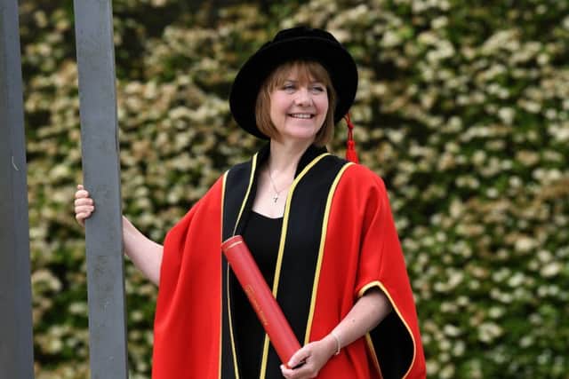 Leeds Trinity University celebrates the installation of new Chancellor Deborah McAndrew.15th June 2018.