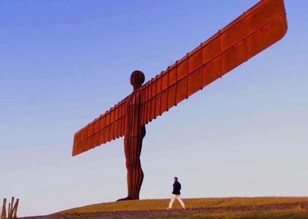 Antony Gormley's Angel of the North shows how art can boost an area. (PA).