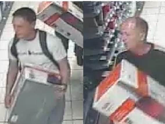 Police want to trace these two men