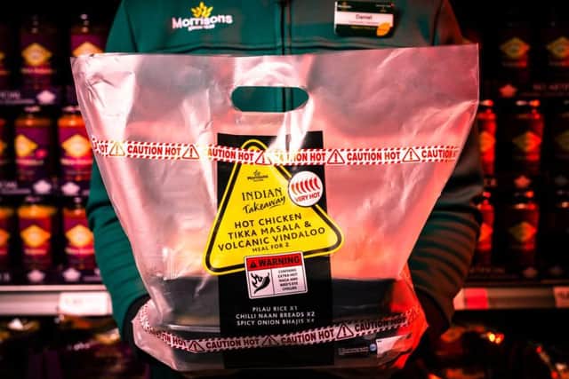 Volcanic Curry Bag is available at Morrisons