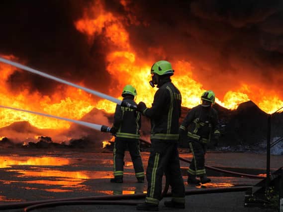 More than 60 fire fighters tackled the blaze at its height. (Photo: SYFR).