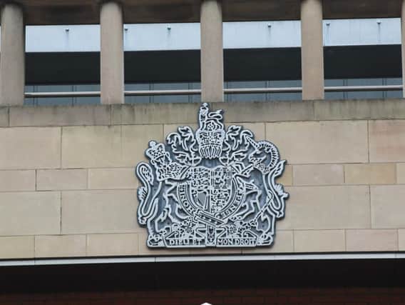 George Eccles, 32, was jailed for 21-months during a hearing held at Sheffield Crown Court (pictured) on Monday