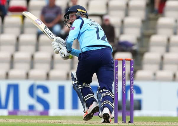 Yorkshire's Jonathan Tattersall in batting action during the Royal London One Day Cup, semi final at The Ageas Bowl, Southampton. (Picture: Mark Kerton/PA Wire)