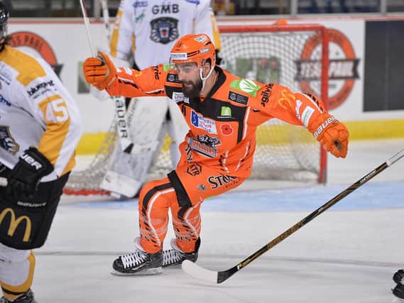 RETIRED: Mathieu Roy has retired from the game through injury after four seasons with Sheffield Steelers' Picture: Dean Woolley.