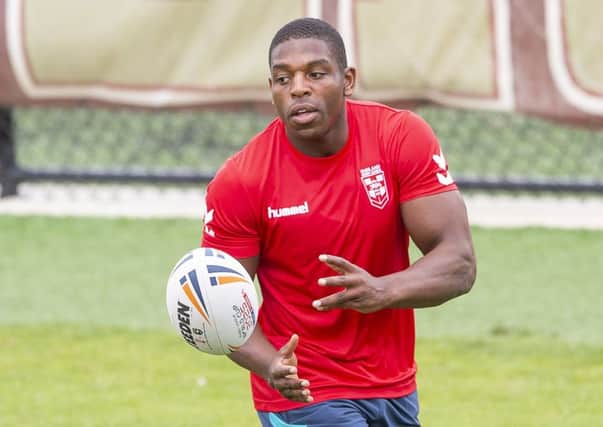 Spreading the word: Jermaine McGillvary in training at the University of Denver. Picture: Allan McKenzie/SWpix