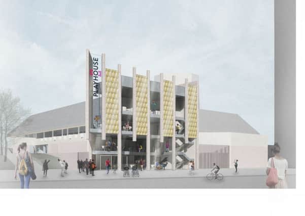 The new city-facing entrance of West Yorkshire Playhouse