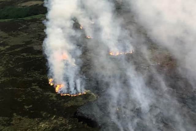 The fire on Saddleworth Moor