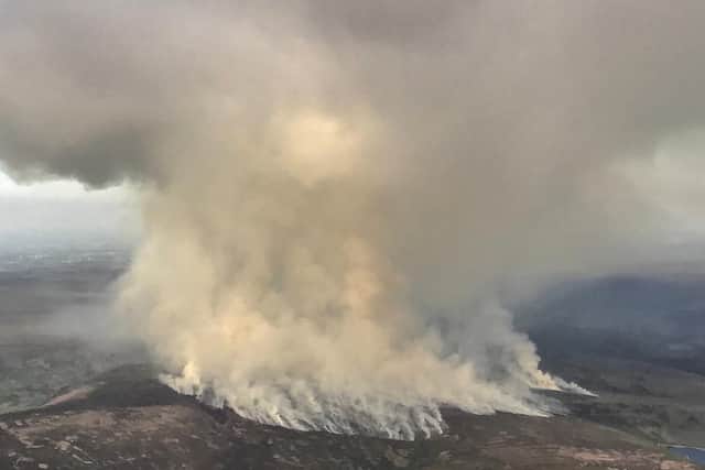 The fire on Saddleworth Moor