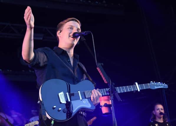 George Ezra at the Forest Live concert in Dalby Forest. Picture by David Harrison/Forestry Commision.