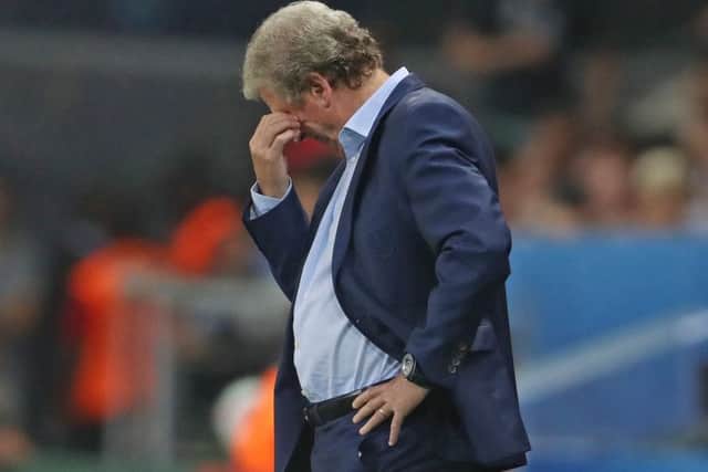 WOE IS ME: Roy Hodgson stepped down as England manager after a shock 2-1 defeat to Iceland saw them crash out of Euro 2016. Picture: Owen Humphreys/PA