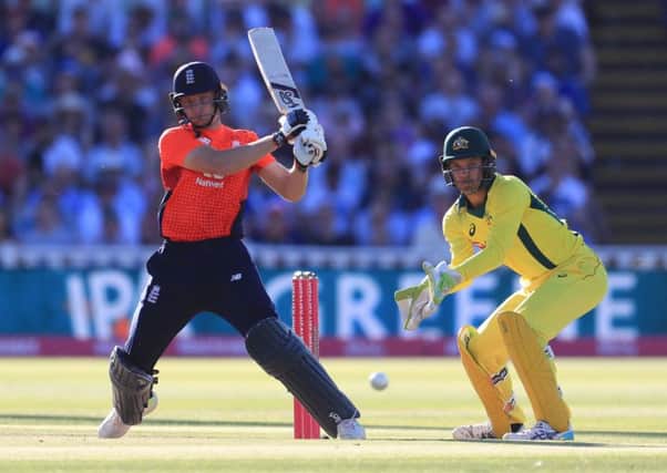 England's Jos Buttler hits out.
