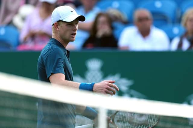Best of british: In the last six months Kyle Edmund has risen to the status of British No 1 but he has yet to conquer the grass courts of Wimbledon. (Picture: Press Association)