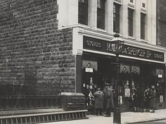 The build-up to war - M&S Harrogate store on Cambridge Street pictured in March 1934.