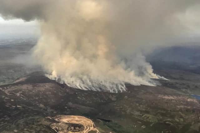 The Saddleworth Moor fire