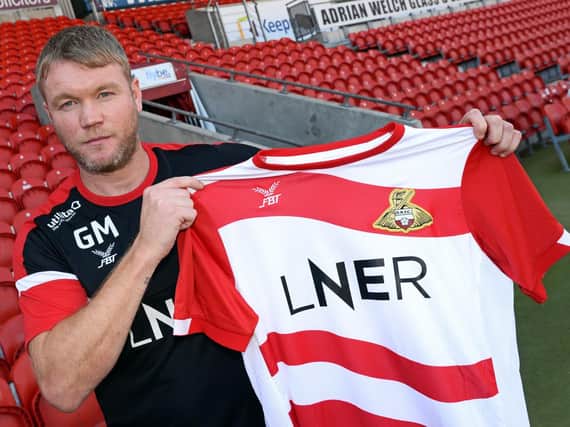 New Doncaster Rovers boss Grant McCann.