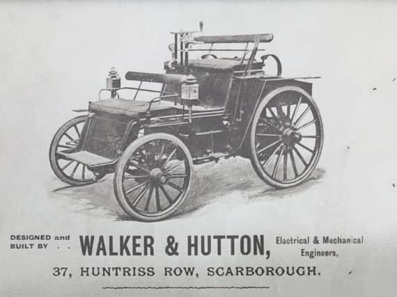 An early Walker & Hutton advert