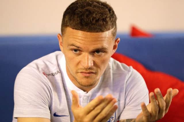 England's Kieran Trippier speaks to the media at Repino Cronwell Park, Repino on Thursday (Picture: Owen Humphreys/PA Wire).