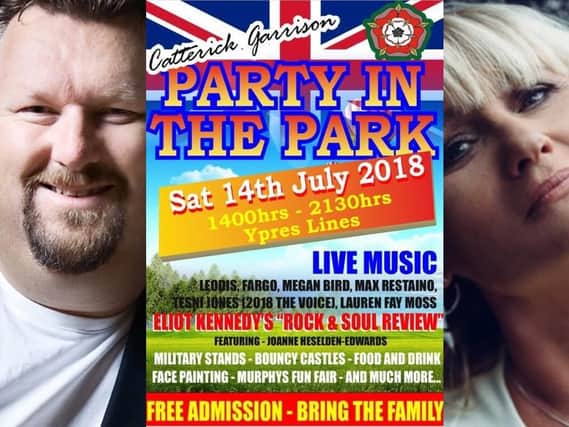 Free Party In The Park show with Eliot Kennedy and Joanne Heselden-Edwards