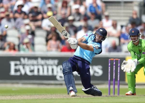 England's David Willey, pictured in action for Yorkshire against Lancashire last moth (Picture: Martin Rickett/PA Wire).