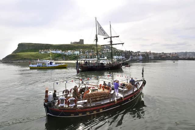 Whitby's Captain Cook celebrations commence with the tall ships arriving