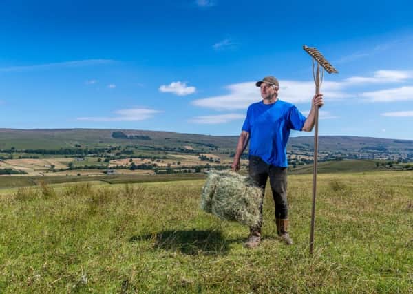 Farmer David Metcalfe, of Burtersett, near Hawes, is one of 19 farmers taking part in a results-based payment schemes that the Yorkshire Dales National Park Authority is trialling with Natural England. Picture by James Hardisty.