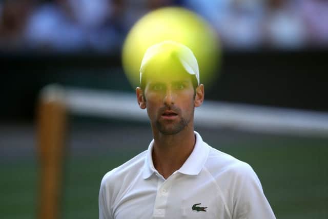 Novak Djokovic on day six of the Wimbledon Championships at the All England Lawn Tennis  Club(Picture: Steve Paston/PA)