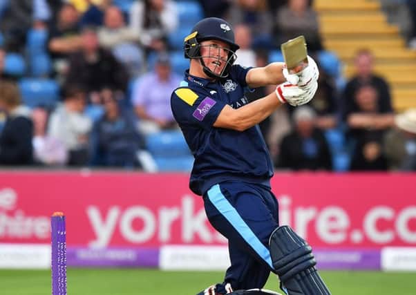 Gary Ballance scored a T20 career-best 79 from 49 deliveries for Yorkshire Vikings on Saturday but it was not enough to deny Birmingham Bears who won by eight wickets at Edgbaston (Picture: Bruce Rollinson).