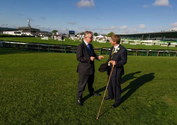 Michael Gove with Nigel Pulling at last year's Great Yorkshire Show.