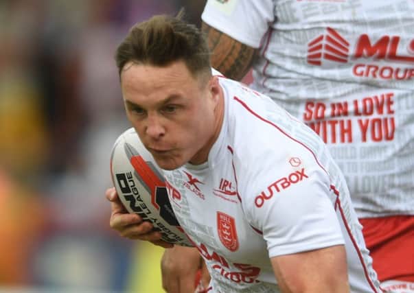 Hull KR's 

James Donaldson says it was first time he had been given ice lolliies at half-time (Picture: James Hardisty).