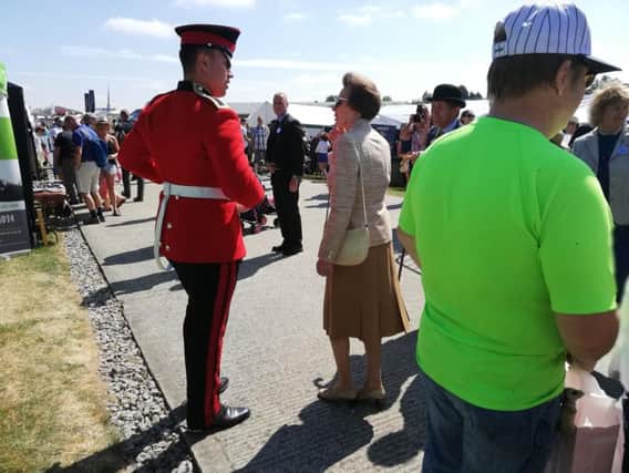 Her Royal Highness, The Princess Royal at the Great Yorkshire Show.