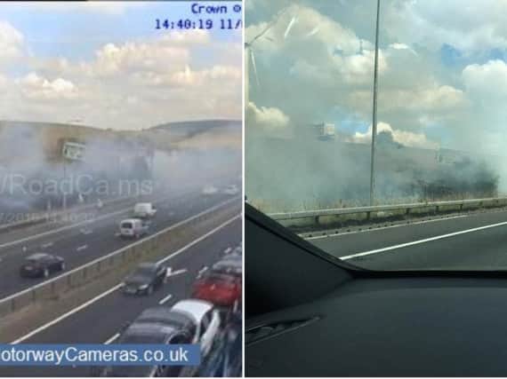 The M62 fire