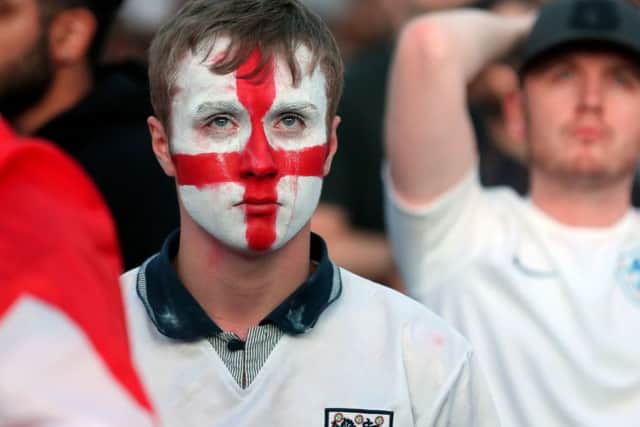 Fans are dejected following England's loss to Croatia(Picture; PA)