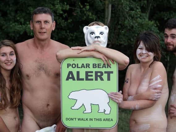 Fancy baring all to help polar bears?
